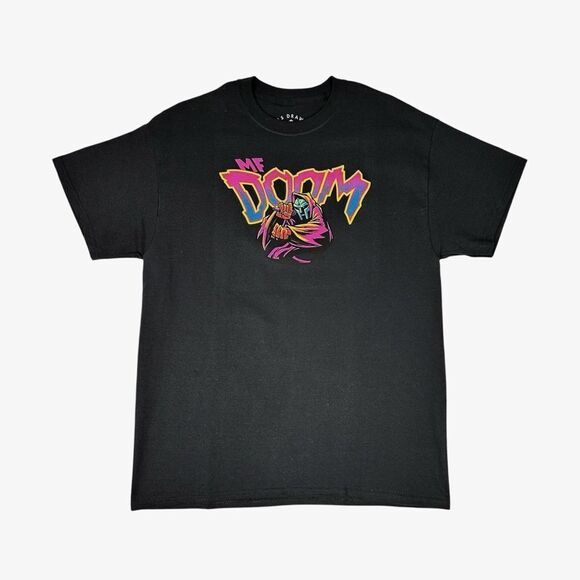 MF DOOM Supervillain Tee Size Large Black Gasdrawls Rhymesayers - Picture 2 of 4